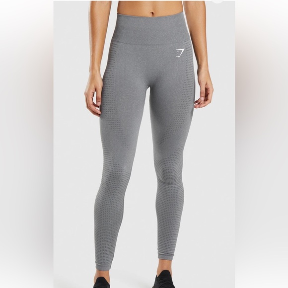 Gymshark Gray Vital Seamless 2.0 Leggings Large - Picture 1 of 11